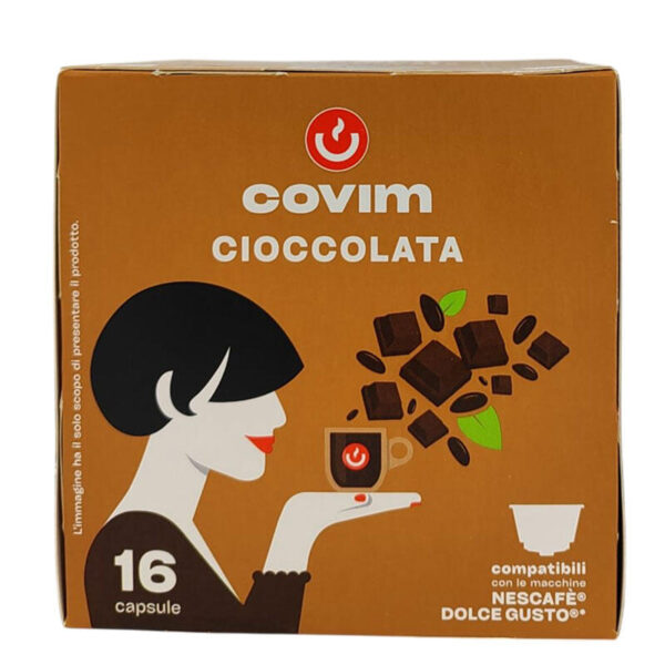16 бр. капсули долче густо съвместими Covim Chocolate