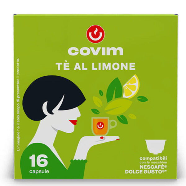 16 бр. капсули долче густо съвместими Covim чай лимон