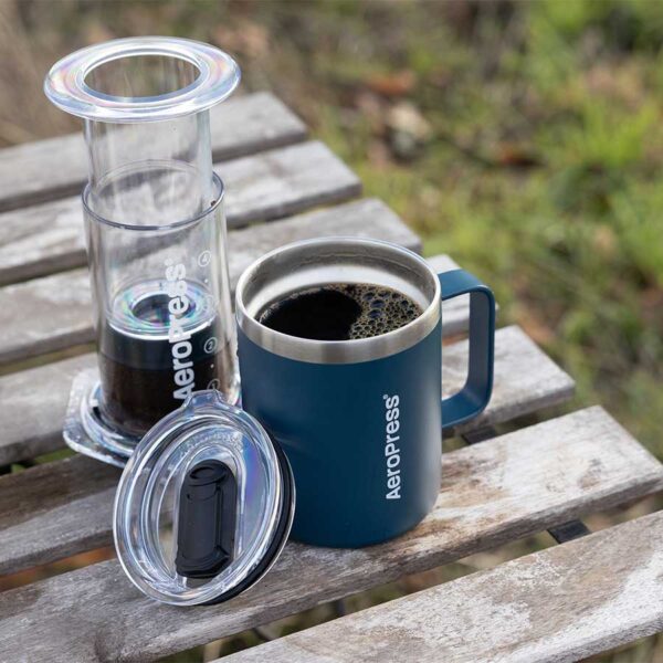 AeroPress Travel Mug - термочаша, синя - Image 3