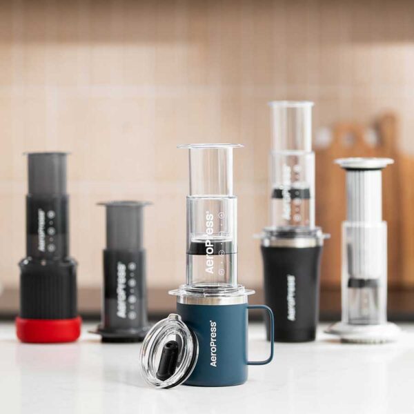 AeroPress Travel Mug - термочаша, синя - Image 4