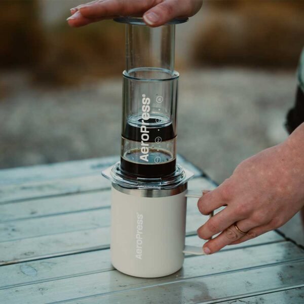 AeroPress Travel Mug - термочаша, кремава - Image 2