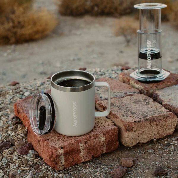 AeroPress Travel Mug - термочаша, кремава - Image 5