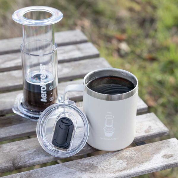 AeroPress Travel Mug - термочаша, кремава - Image 4