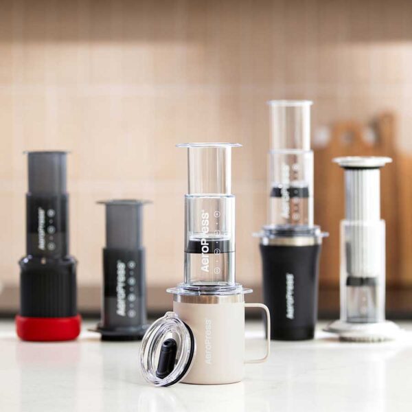 AeroPress Travel Mug - термочаша, кремава - Image 3