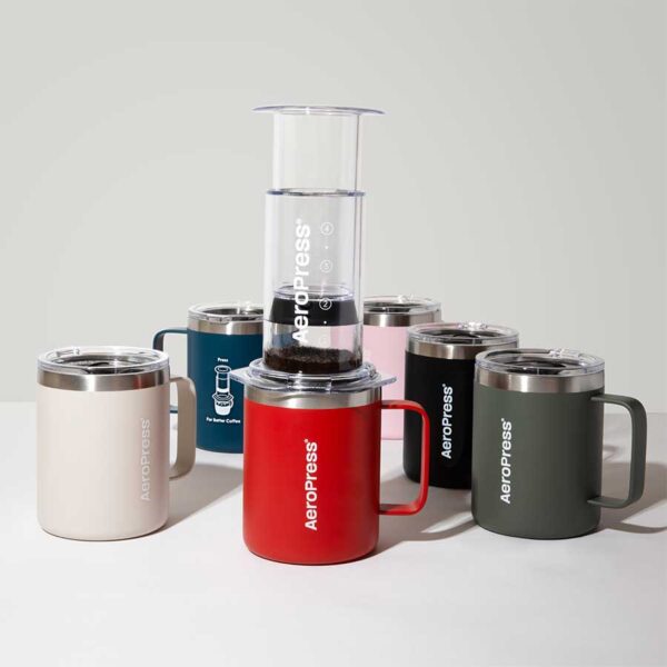 AeroPress Travel Mug - термочаша, червена - Image 2