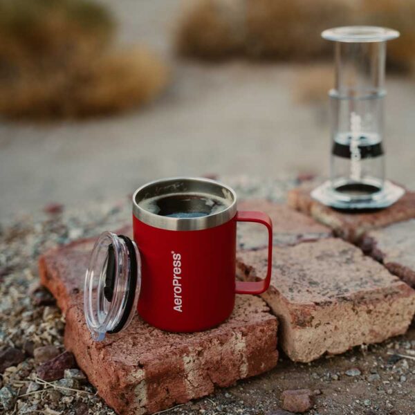 AeroPress Travel Mug - термочаша, червена - Image 4