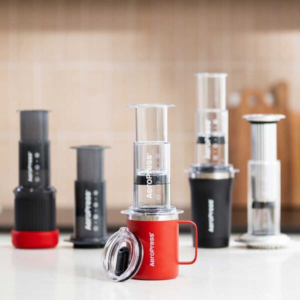 AeroPress Travel Mug - термочаша, червена - Image 3