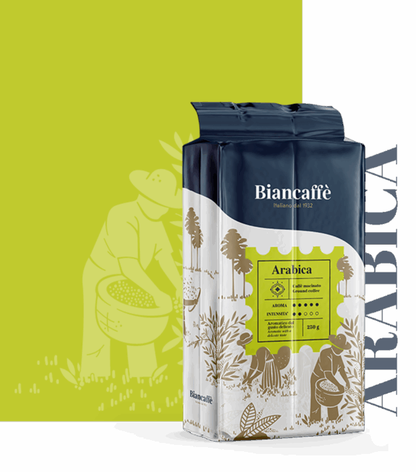 BIANCAFFE Arabica – мляно кафе – 0.250 kg. - Image 2