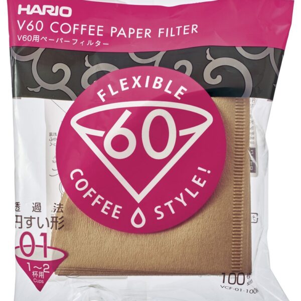 Натурален хартиен филтър за Hario V60