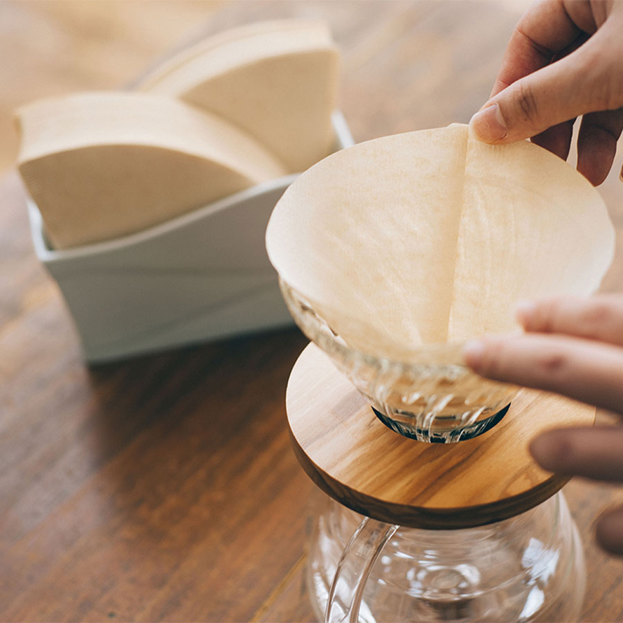 HARIO V60 хартиен филтър, размер 02 - Misarashi натурален, 100 бр. - Image 3