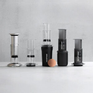 Златен метален филтър за AeroPress Standard от 316 неръждаема стомана