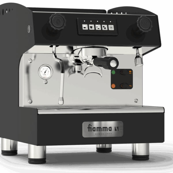 Професионална еспресо машина Fiamma Marina CV черен цвят.