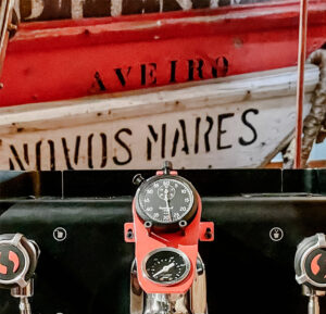 Аналогов хронометър Hanhart на кафемашина Fiamma.