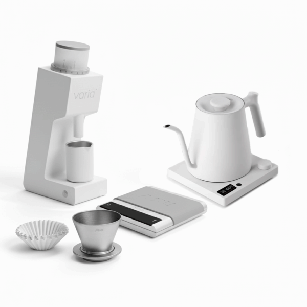 Домашен бариста комплект Varia с Varia VS3, Flo и Aku Pro.