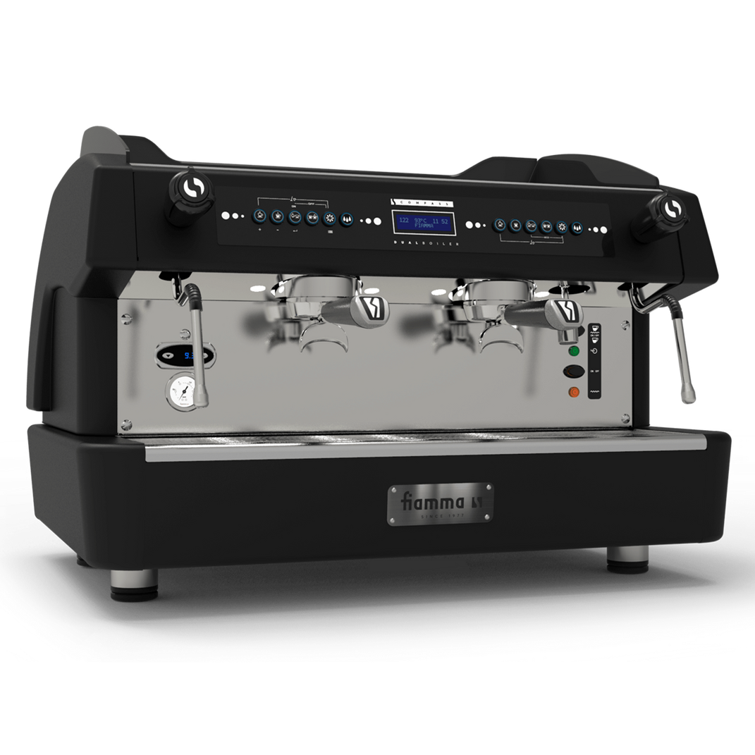 Професионална двубойлерна кафемашина Fiamma Compass 2 с две глави