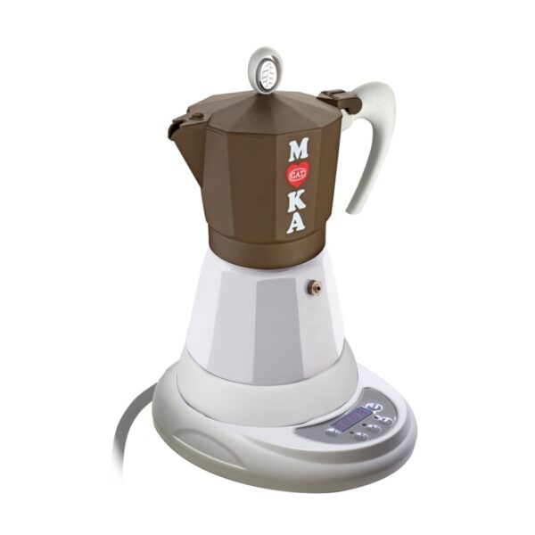 Електрическа италианска мока кафеварка G.A.T. Golossa за 4 чаши с нагревателна основа