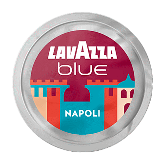 Кутия кафе капсули Lavazza Blue Tales of Napoli 100 броя, изключително силен интензитет.