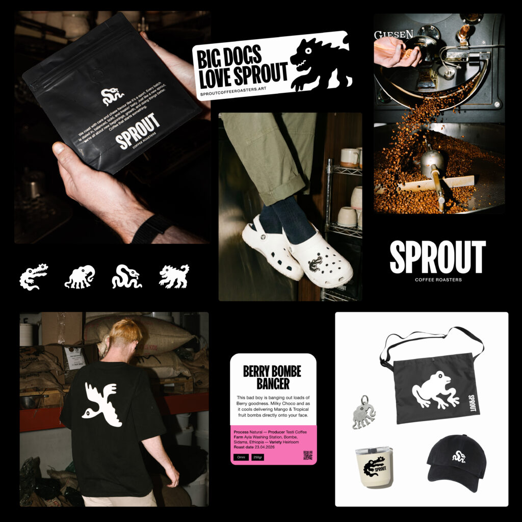 Печене на специално кафе на зърна в пекарната на Sprout