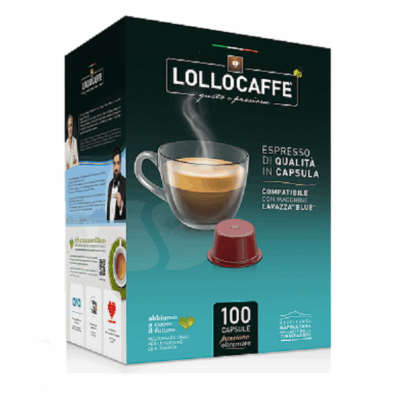 Капсули LOLLO CAFFE Oro за Lavazza Blue 100 броя кутия
