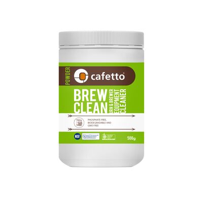 Cafetto Brew Clean - препарат за почистване на кафеварки и уреди за филтриране на кафе 500 гр.