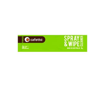 Cafetto Spray and Wipe Sachet - препарат за почистване на повърхности 10 гр. / 4 бр. - Image 2