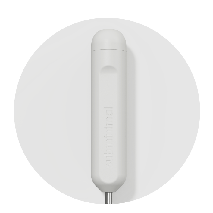 Subminimal NanoFoamer Go White - разпенвател за мляко, бял - Image 6